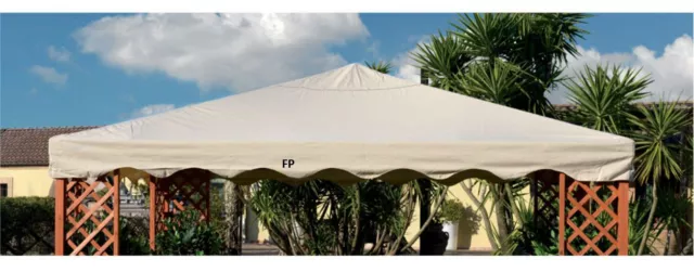 Tetto Ricambio Telo Gazebo 3X3 Maxima Copertura Top Idrorepell Impermeabile 400G