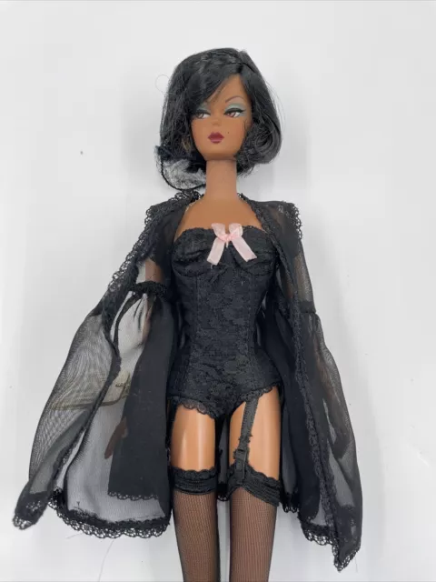 BARBIE Lingerie #5 Fashion Model Silkstone Doll 2002 1st African American Barbie