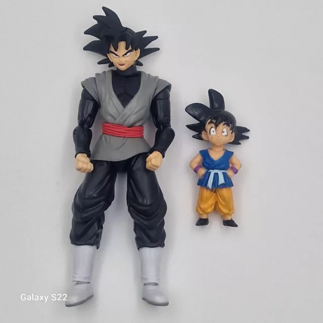 Dragon ball figur - 2x Son Goku Figuren - Black Goku. 16 cm - 35999 Dragon Star