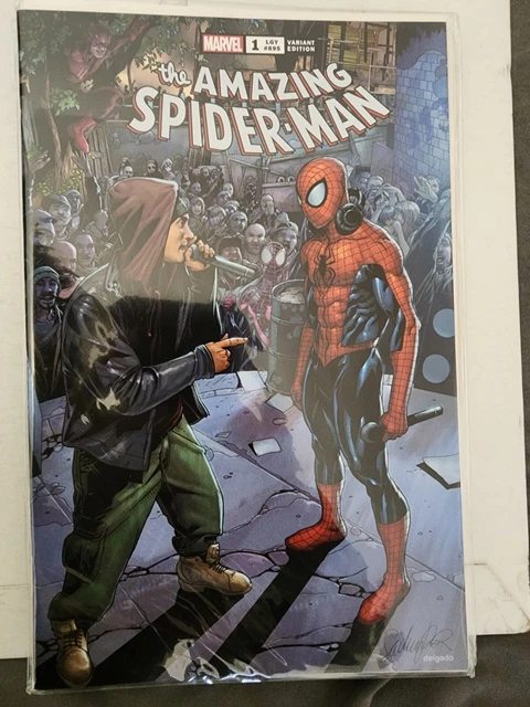 Marvel Comics THE AMAZING SPIDER-MAN (2022) #1 EMINEM VARIANT Comic Book