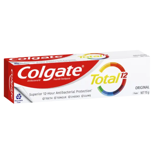 Colgate Total Toothpaste 115g Original Antibacterial Fluoride