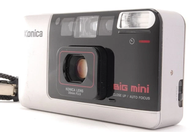 [NEAR MINT/STRAP] Konica Big Mini A4 Point & Shoot 35mm Film Camera From JAPAN