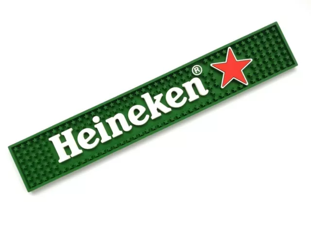 HEINEKEN STAR RUBBER beer mat drip mat bar mat spill mat bar runner bar ...