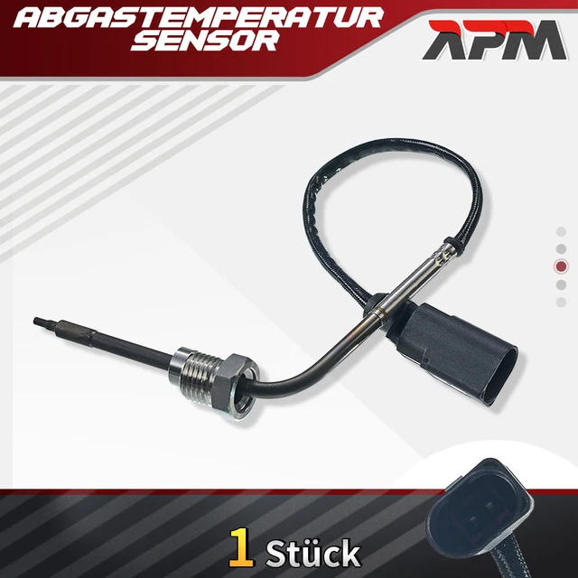 Capteur De Température D'échappement Pour Audi A4 A5 Q5 - 2 Pôles, 530mm, Avant Turbo - Rempl. 03L906088A