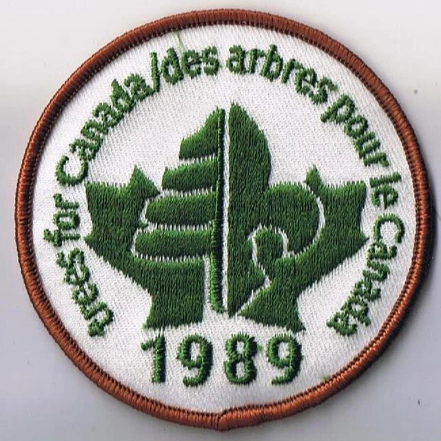 Scouts Canada Patch Trees For Canada 1989