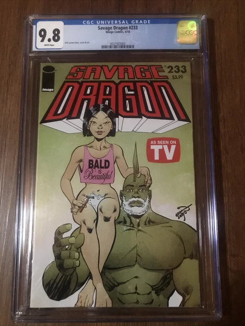 Savage Dragon #233 Image Comics 2018 CGC 9.8 Very Low Print Run RARE Se￼￼￼xy NM