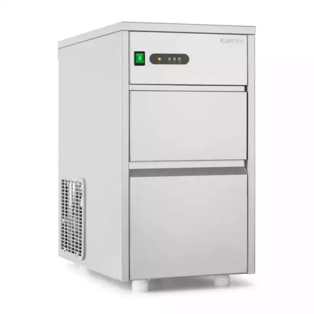 Eiswürfel Maschine Bereiter Icemaker Cube Edelstahl Profi Getränke 20Kg/Tag