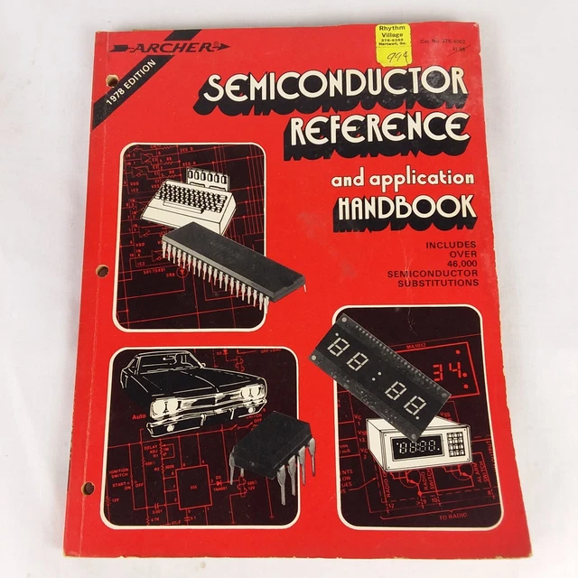 RADIO SHACK ARCHER Semiconductor Reference & Application Handbook 1978
