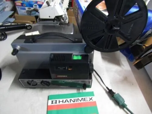 Hanimex 808D 8Mm Super 8 Variable Speed Film Cine Projector *For Parts Only*