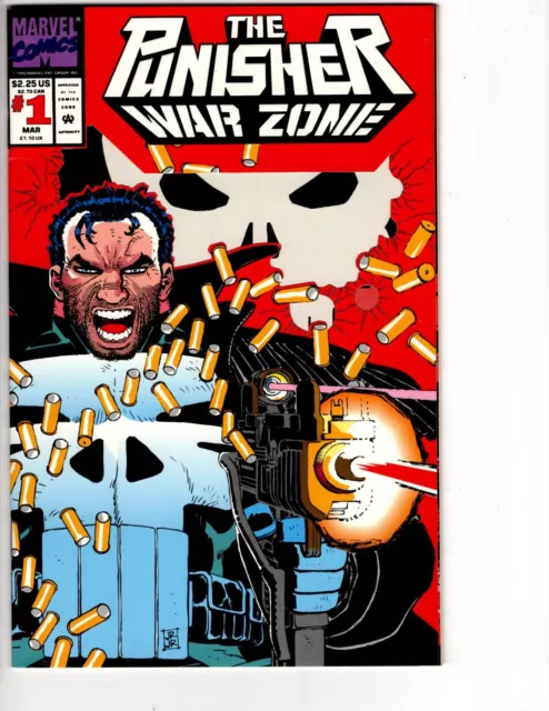 Punisher War Zone #1 Comic Book (1992) Marvel Comics VF/NM
