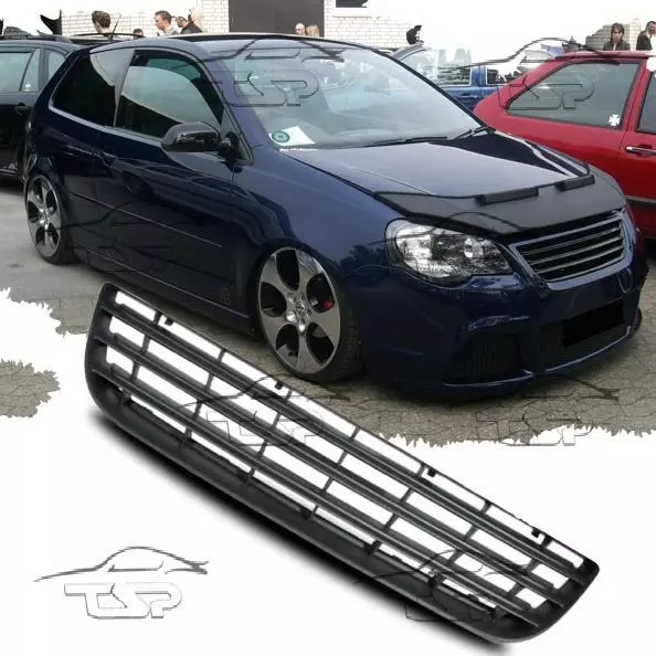 FRONT BLACK GRILL For Vw Polo 9N3 05-09 Spoiler Body Kit New EUR 44,30 -  PicClick FR