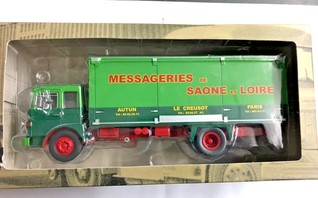 Miniature 1:43 SAVIEM SM 10 Porte-voitures – Transport Dagobert, Neuve