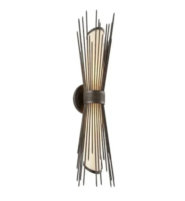 Troy Lighting Blink 2Lt Sconce, Large French Iron/Provence - B4273-FRN Free Ship