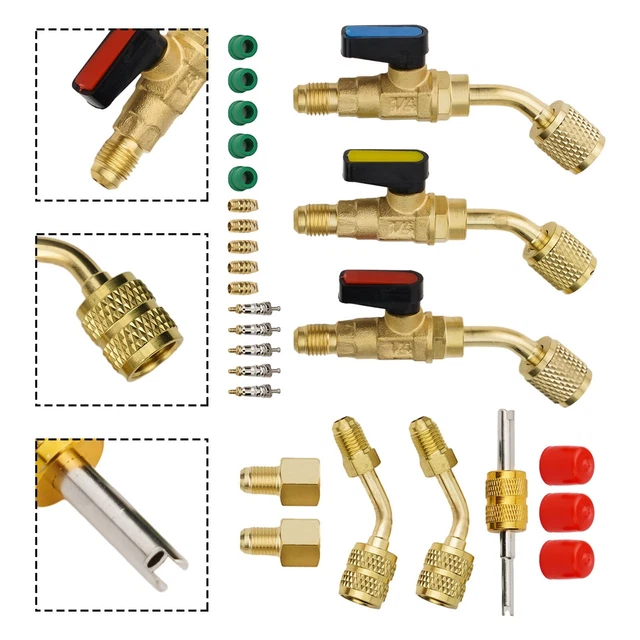 Mtsooning Air Conditioner Refrigerant Ball Valve,R410A Shut
