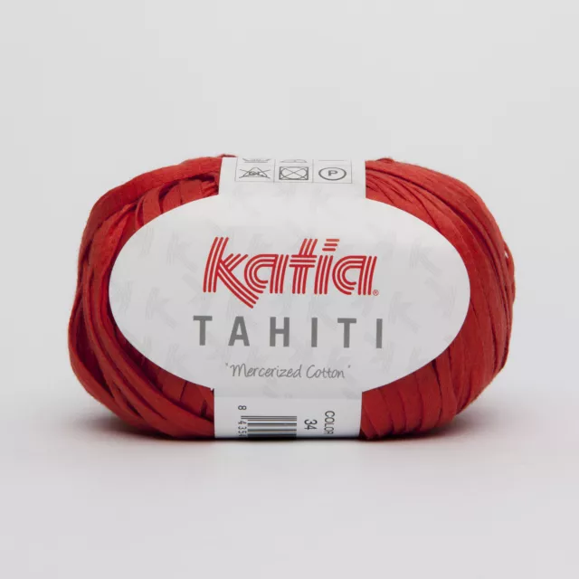 TAHITI von Katia - NARANJA QUEMADA (34) - 50 g / ca. 85 m Wolle