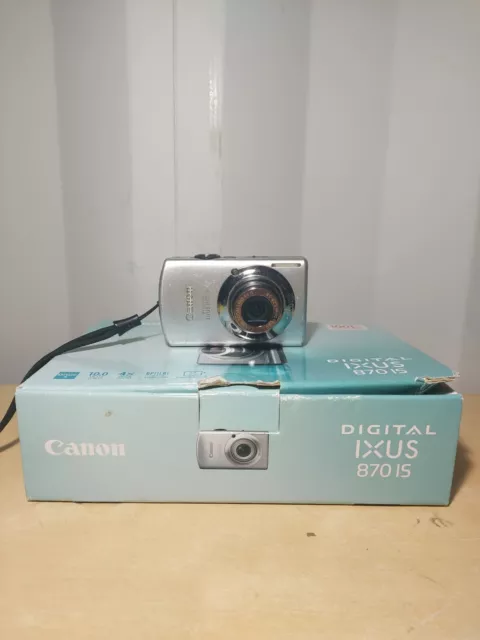 Canon Digital IXUS 870 IS Camera 10.0 MP Excellent Boxed/ Complete Condition
