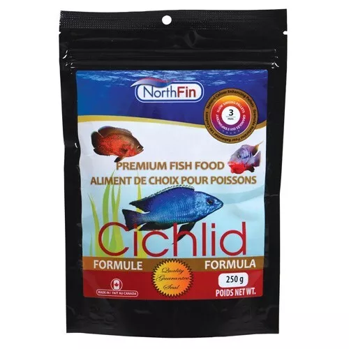 Northfin Cichlidés Formule 3mm Pellets 250g Omnivore Carnivore Luxe Poisson