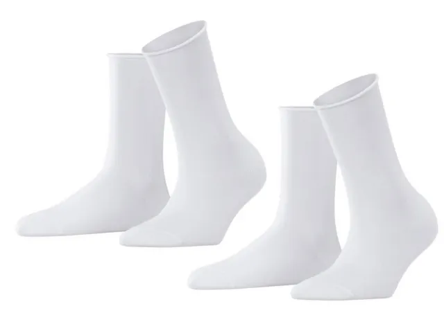 Falke Womens Happy 2-Pack Socks - White
