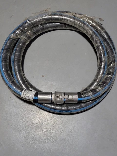 Flextral Wa50-200 2" Water Suction Discharge Hose With Ss Fittings 20Ft Length