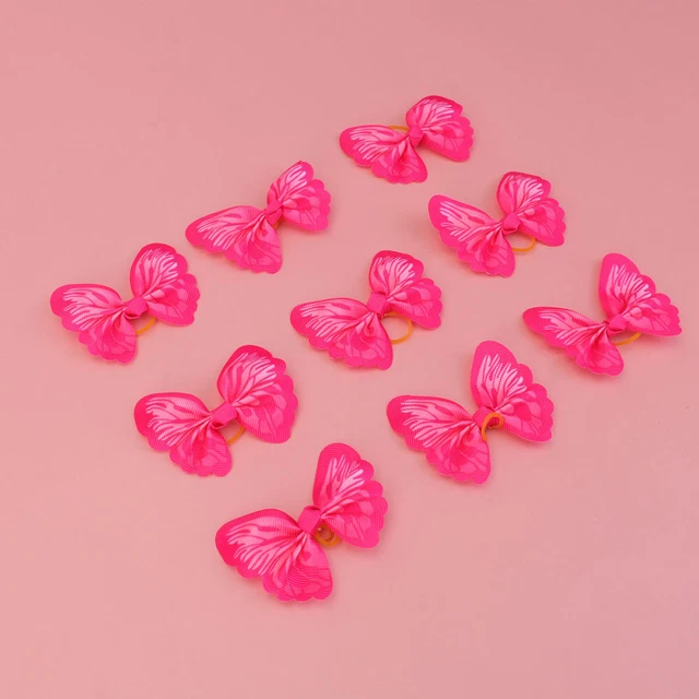 20 pz clip a farfalla barrette accessori per cani di piccola taglia copricapo