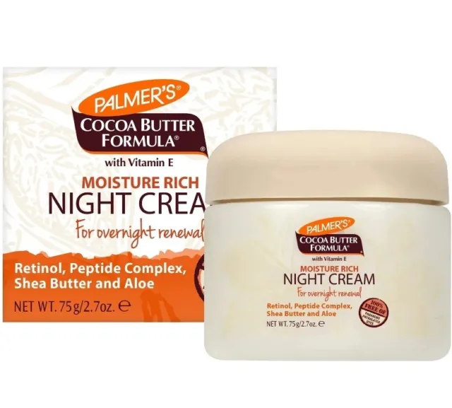 Palmer's Cocoa Butter Formula Moisture Rich Night Cream, 2.7 Ounces Overnight Re