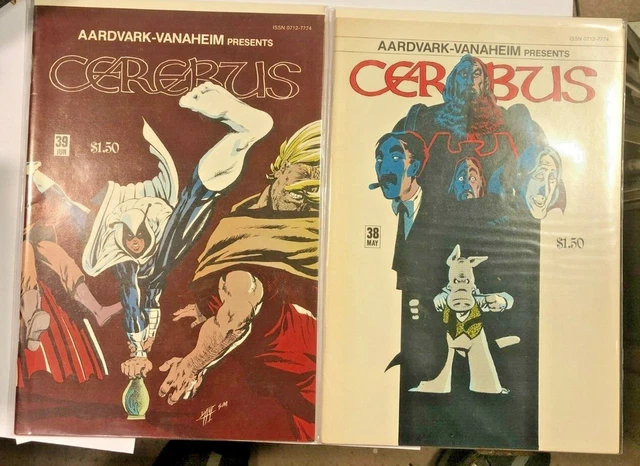 Cerebus #38 + #39,  Dave Sim,  Aardvark- Vanaheim SUPER NICE comic books