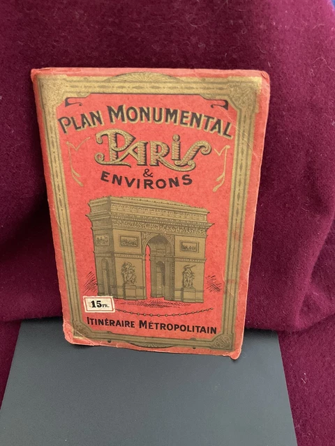 Plan Monumental De Paris En 1889 - Souvenir De Paris à Travers Les Siècles - ROY éd - Occasion