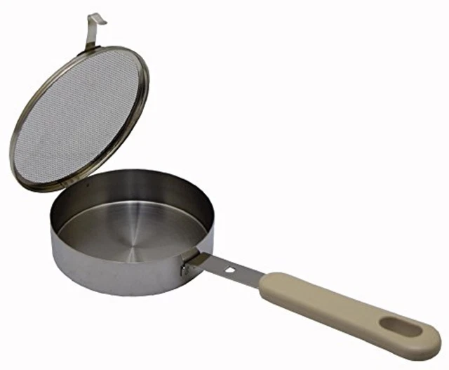 Hand Coffee Roaster Pan Outdoor Camping Hiking Light Stainless steel F/S wTrack#