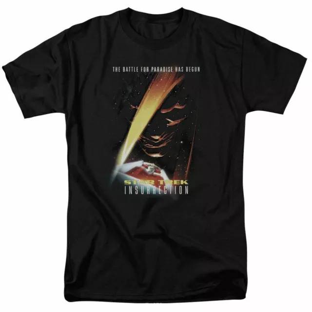 Star Trek Insurrection Movie T Shirt Licensed Sci-Fi Movie Classic Tee New Black