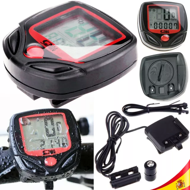 Velocímetro Cuentakilómetros Lcd Kilometros Kilometraje Bicicleta Speedometer