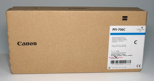 Canon Tinte Ink PFI-706Y Yellow Gelb ImagePROGRAF iPF8300 iPF8400 iPF9400