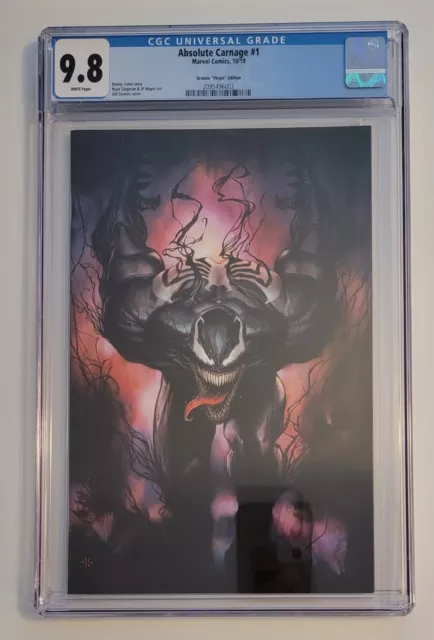 ABSOLUTE CARNAGE # 1 CGC 9.8 1:25 Virgin VARIANT ADI GRANOV VENOM SPIDER-MAN