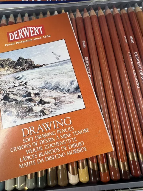 Derwent - Inktense Watersoluble Pencils Set Of 24 Tin Set