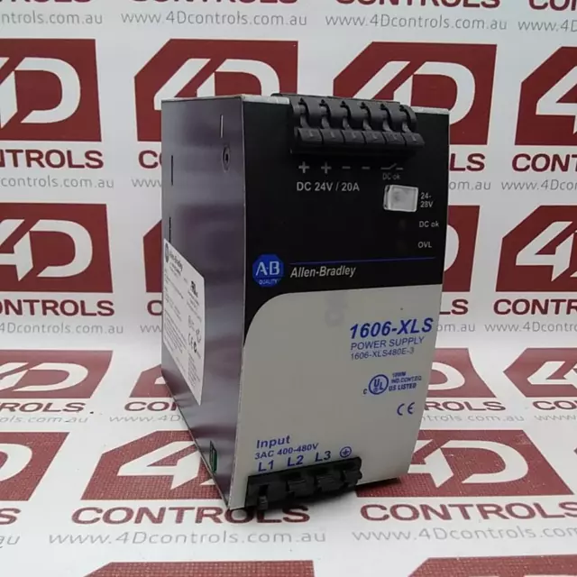 1606-XLS480E | Allen Bradley | Power Supply, Input : 100-240VAC, Used, A