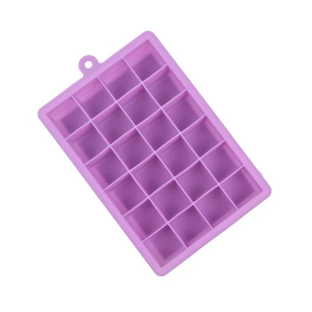 24 cavità quadrate silicone fai da te cioccolato caramelle cupcake gelatina
