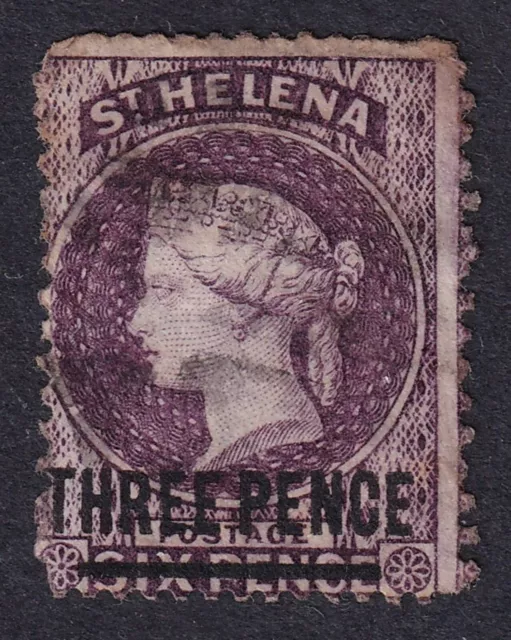 ST. HELENA 1864-80 QV Wmk Crown CC 3d Purple Perf 14 x 12½ SG 23 Used (CV £70)