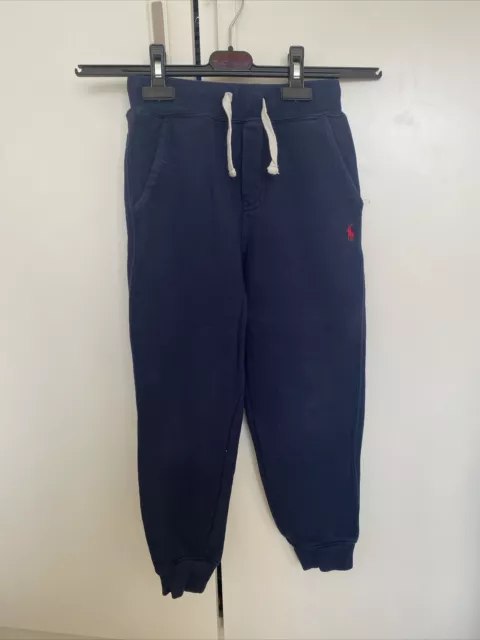 Ralph Lauren Boys Age 8 Navy Blue Tracksuit Bottoms / Joggers