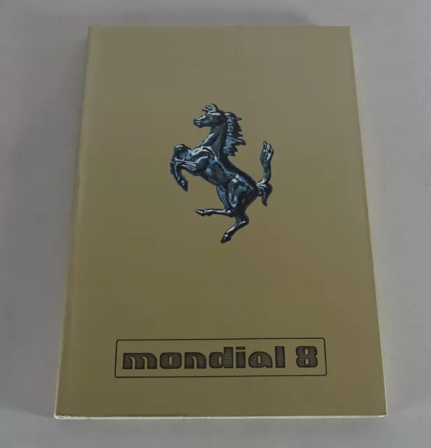 Owner's Manual / Uso E Manutenzione / Notice D´Entrien Ferrari Mondial 8 De 198