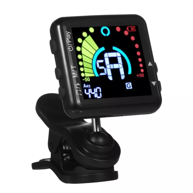 Guitar Tuner Rechargeable Guitar Tuner Clip On  Color Display D6O3