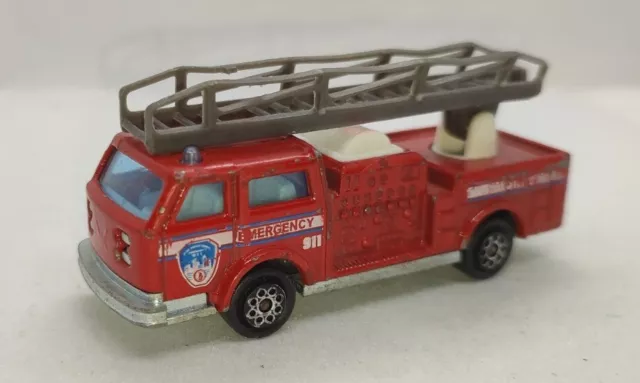 Majorette 207 FDSF Ladder Fire Engine Pompier France 1/100 MajoretteBox1