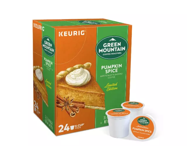 Green Mountain Single-Serve Keurig Coffee K-Cup Pods, Pumpkin Spice, 96 Count Green Mountain Single-Serve Keurig Coffee K-Cup Pods, Pumpkin Spice, 96 Count