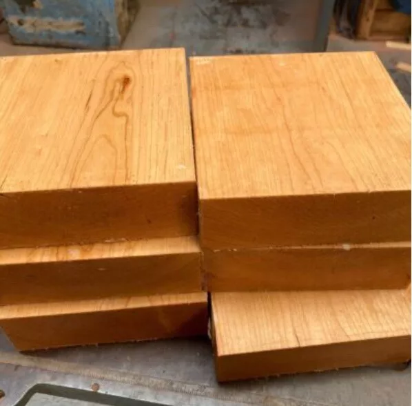 Cherry Bowl Blank / Woodturning Blanks / Exotic Woods / Exotic Hardwoods 6x6x2”