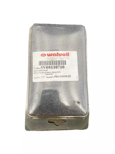 1pc x WALVOIL 5V08110710 8PDG/SDS150-SD16-SD14/NPT KIT COMMANDE