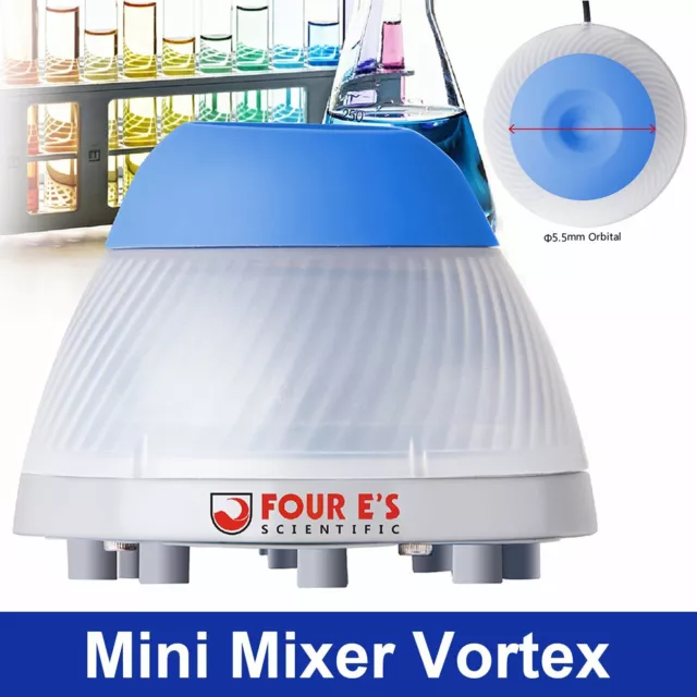 Mini Vortex Mixer 3000 RPM Touch Function Chemical Lab Shaker For Laboratory US