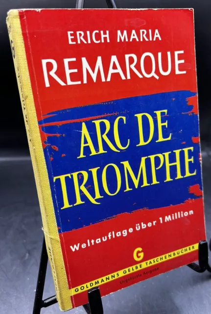 German ~ Arc De Triomphe ~ Erich Maria Remarque ~ 1962 ~ Vintage Paperback