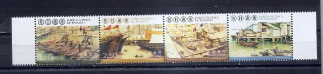 MACAU CHINA Fishing Port Waterfront Strip of 4 - 2012 - Scott 1367 MNH