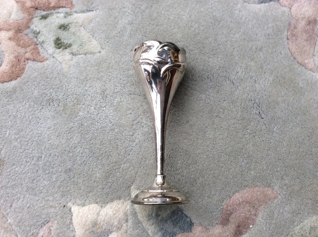 Vintage Silver Plated Posy Vase, weighted base