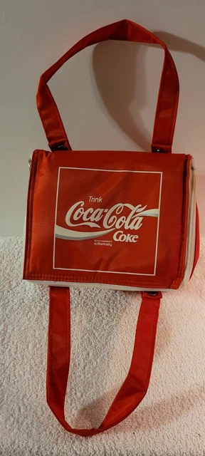 Coca-Cola Lunch Holder Strap Bag German Rare Unique Ice Cream Scoop NOT Included