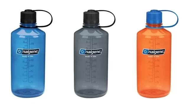 NALGENE NARROW MOUTH WATER BOTTLE BPA FREE BPS FREE 1000ml / 32oz MADE IN USA 2