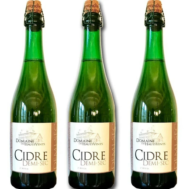 3 bottiglie di sidro semisecco
